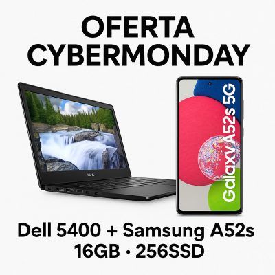 DELL LATITUDE 5400 Intel Core I5-8TH |WIN 11 PRO | 16gb ram| 256 ssd [Reacondicionado] + MOVIL SAMSUNG A52S 5G