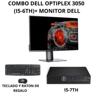 Dell OptiPlex 3050 Mini PC i5-7500T + Monitor Dell | PC Completo