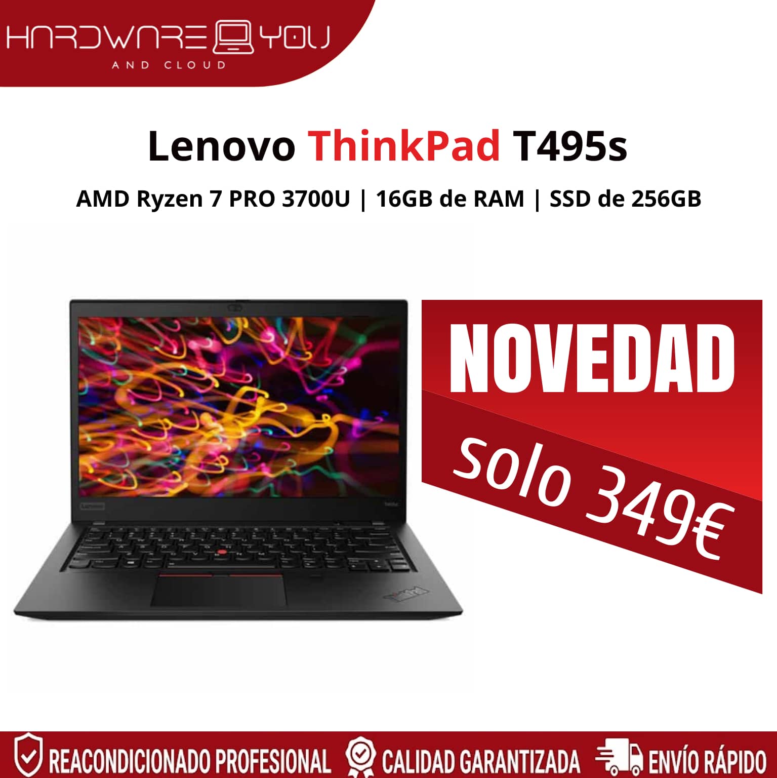 Lenovo ThinkPad T495s Ryzen 7 PRO 3700U